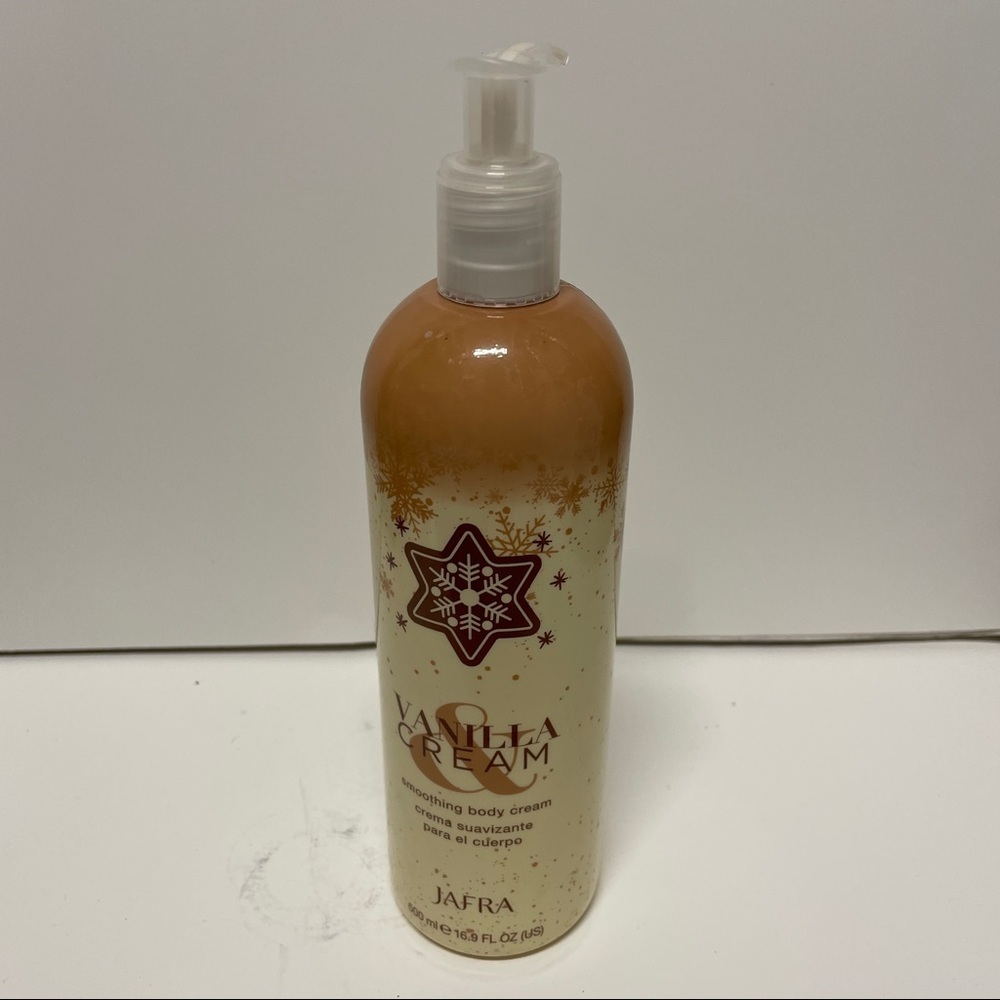 Jafra Vanilla & Cream Smoothing Body Cream 16.9 OZ